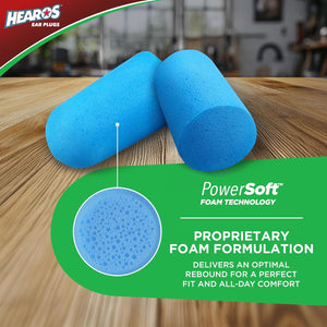 HEAROS Xtreme Protection Series Ear Plugs, Blue, 56 Pair