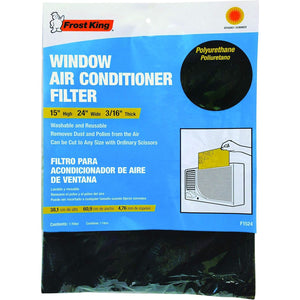 Frost King Air Conditioner Filters, 15 in. x24 in. x3/16 in. , Open Cell Foam