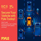Buy now Pyle Dash Cam Front and Rear - HD 720p Dual Camera Car Video System with Rearview Mirror Attachment, Waterproof Backup Cam, 4.5’’ Display, G-Sensor, DVR Recording, Easy Plug-and-Play Setup at indiglob india