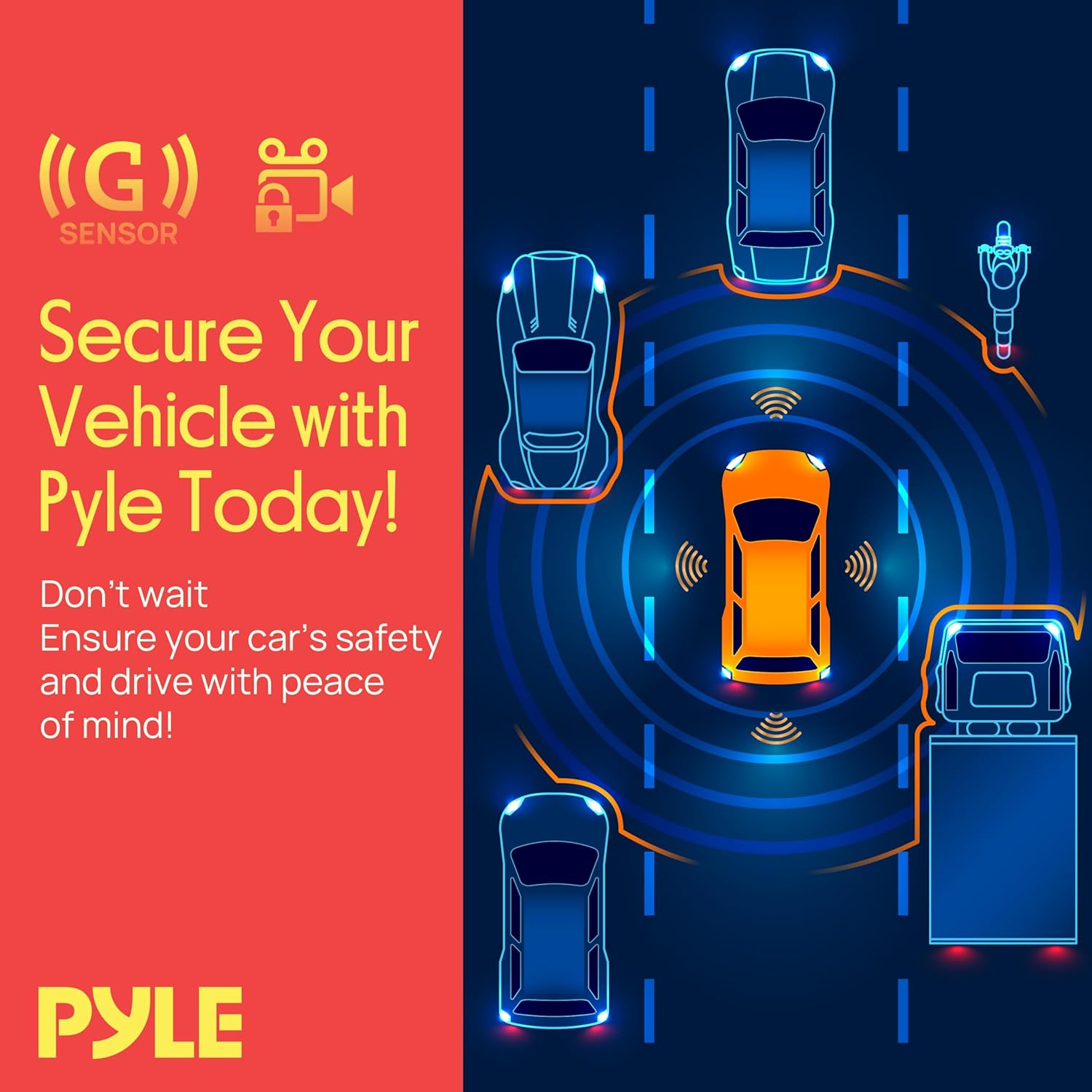 Buy now Pyle Dash Cam Front and Rear - HD 720p Dual Camera Car Video System with Rearview Mirror Attachment, Waterproof Backup Cam, 4.5’’ Display, G-Sensor, DVR Recording, Easy Plug-and-Play Setup at indiglob india