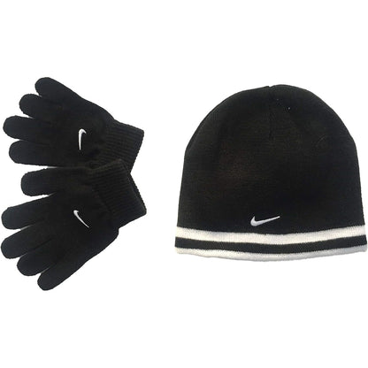 Nike Boys' Reversible Beanie and Glove Set