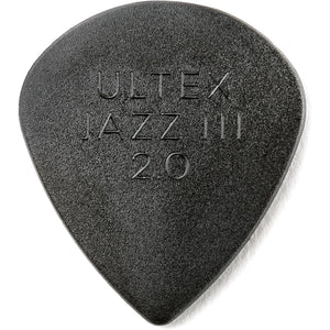 Dunlop 2.0mm Ultex® Jazz III, 2.0mm, 6/Player's Pack