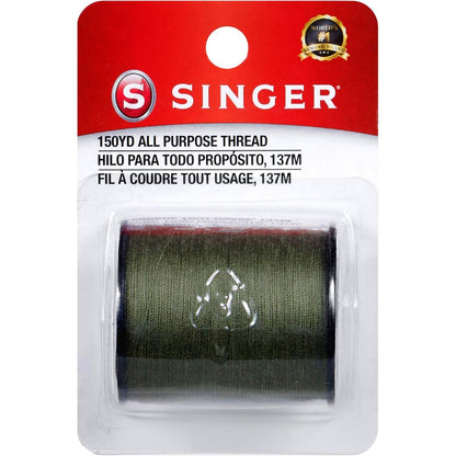 Singer 60110All Purpose Polyester Thread, 150 Yards, Black