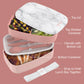 Buy now Bentgo Classic - Adult Bento Box, Stackable 3-Compartment Lunch Box with Removable Utensil Set and Sealing Strap, BPA-Free, Food Container Ideal for Meal Prep, Work, and On the Go (Blush Marble) at indiglob india