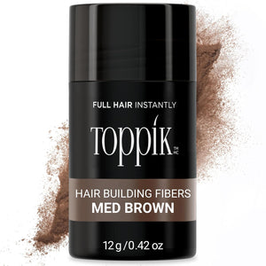 Toppik Hair Building Fibers, Fill In Fine or Thinning Hair Instantly Thicker, Fuller Looking Hair 9 Shades,4 size options