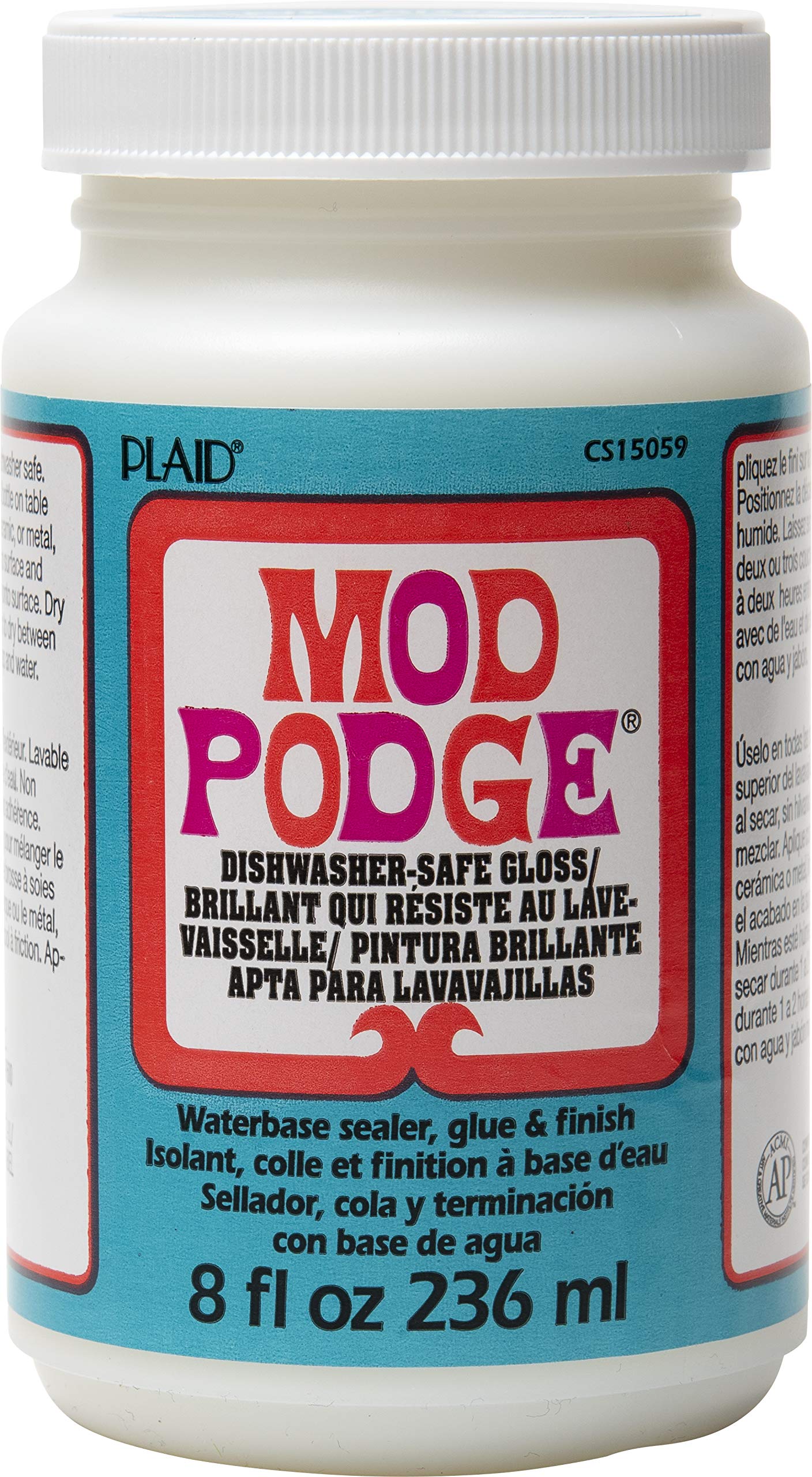 Buy now Mod Podge Dishwasher Safe Waterbased Sealer, Decoupage Glue with Gloss Finish, 8 fl oz (Pack of 3), Clear (CS15059A)- (Pack of 3) Model B00JX1OFDU at indiglob india
