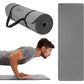 Gaiam Essentials Thick 2/5" (10mm) and Thin 1/4" (6mm) Yoga & Pilates, Fitness & Exercise Mat with Easy-Cinch Carrier Strap