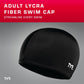 TYR Lycra Fiber Adult Swim Cap for Women and Men - Recreational and Training Cap for Lap Swimming, Casual Use - UPF 50+ Sun Protection - Nylon/Lycra