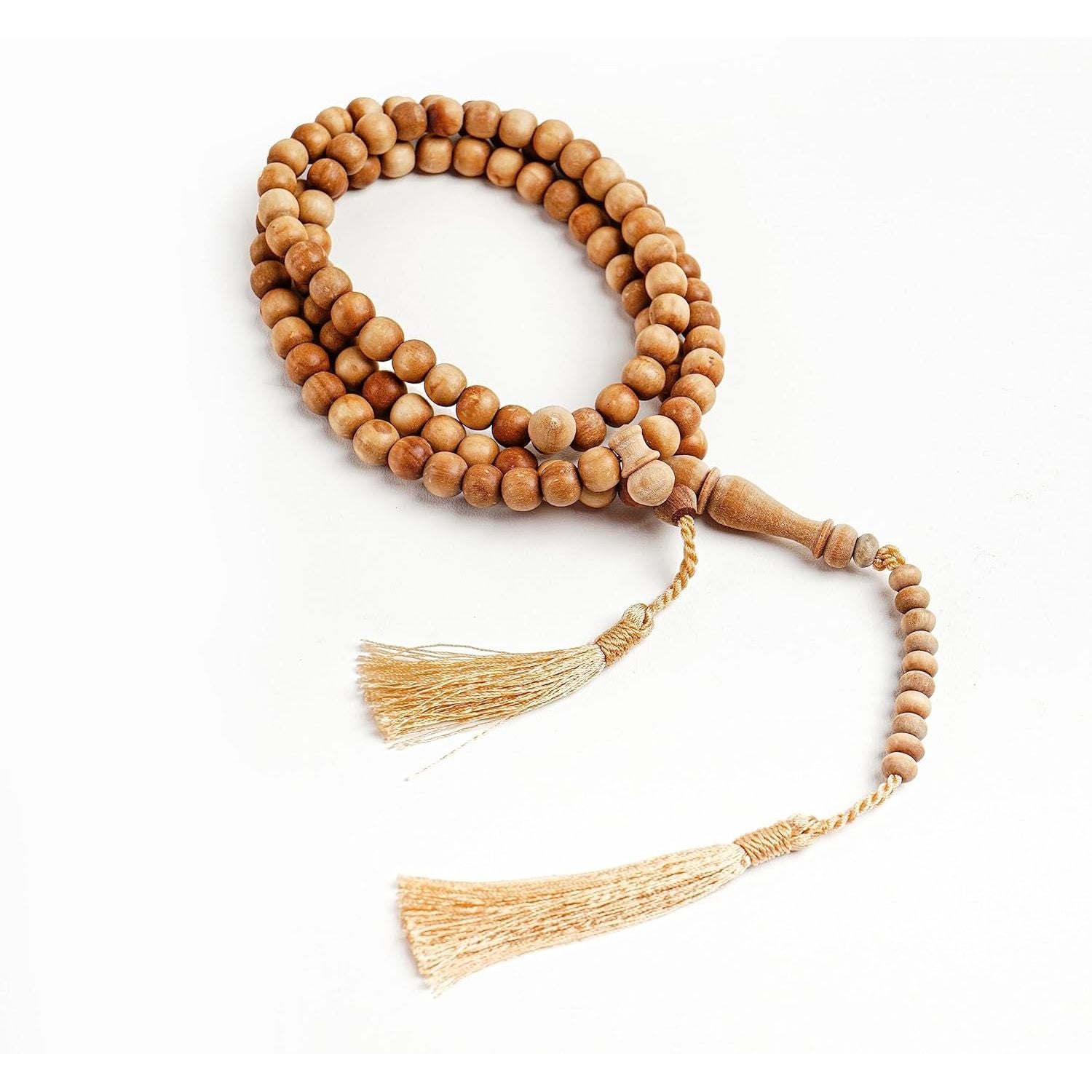 Buy now Sandalwood Tasbih 99 8mm - Islamic Prayer Beads, Tasbeeh, Muslim Rosary, Masbaha, Misbaha, Tesbih, Tespih, Dhikr, Zikr, Sibha, Muslim Mala, Worry Beads, Prayer Counter at indiglob india