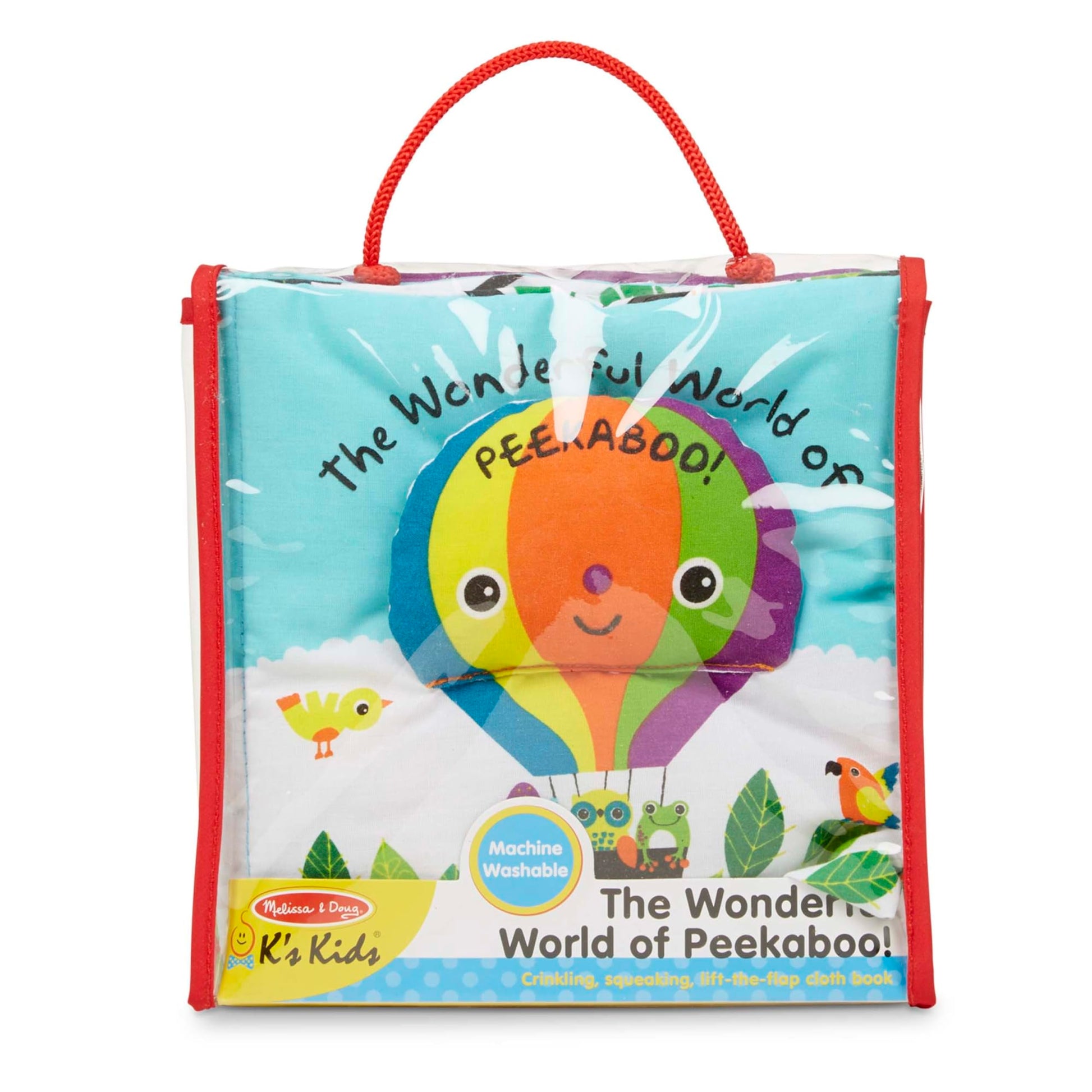 Buy now Melissa & Doug Soft Activity Baby Book - The Wonderful World of Peekaboo! Lift The Flap Busy Book for Toddlers, Sensory Toys for Babies and Toddlers at indiglob india