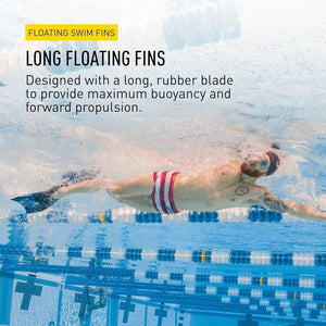 Buy now FINIS Long Floating Swim Fins - Training Fins for All Ages - Improves Kick Technique & Body Position at indiglob india