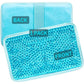 Gel Beads Ice Pack Ice Bag with Strap-1 Pack Reusable Hot & Cold Pack Compress for Knee, Shoulder, Foot, Back, Ankle, Neck, Hip, Elbow, Wisdom Tooth-7.76''x4.93''(Blue)