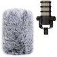PodMic Pop Filter Foam Cover - Mic Windscreen Wind Cover Customized for Rode PodMic USB Versatile Dynamic Broadcast Microphone to Blocks Out Plosives