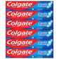 Buy now Colgate Cavity Protection Toothpaste with Fluoride, Minty Great Regular Flavor, Anti Cavity Toothpaste, 6 Pack, 6 Oz Tubes at indiglob india