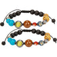 SPUNKYsoul New! His and Hers Couple Circle Distance Universe Bracelets Collection