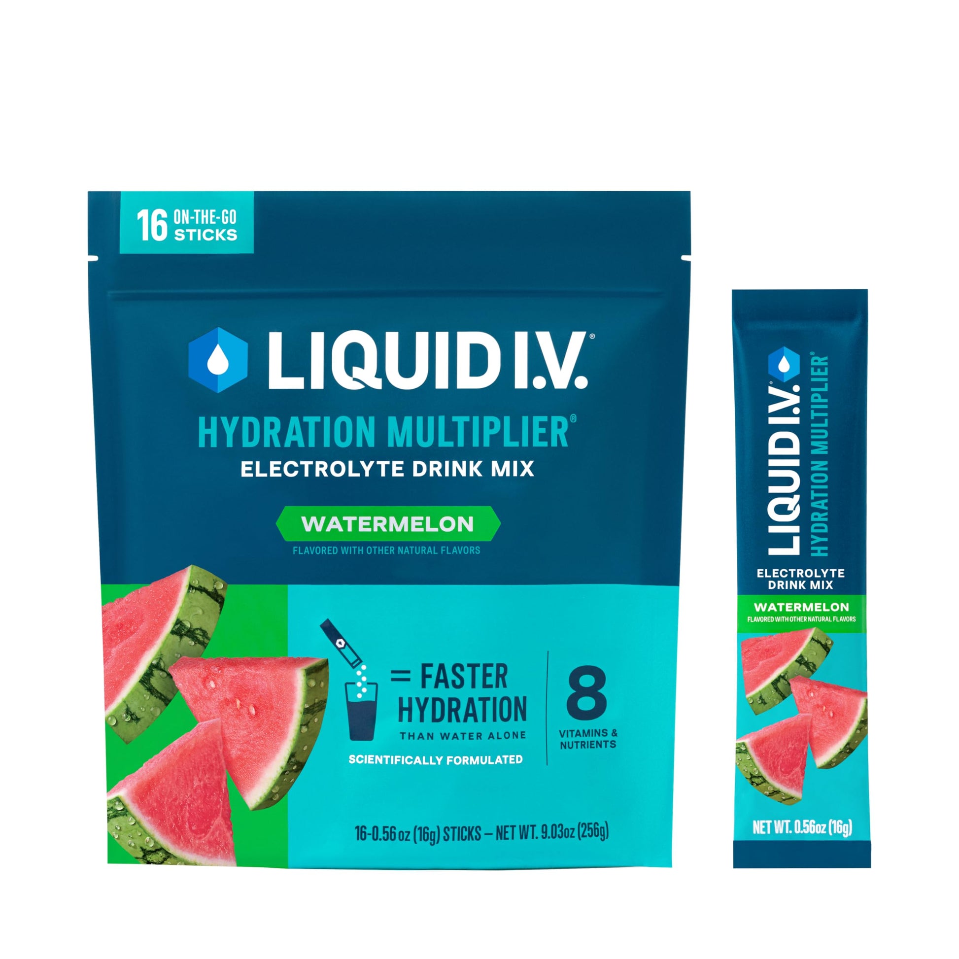 Buy now Liquid I.V.® Hydration Multiplier - Lemon Lime | Electrolyte Powder Drink Mix | 1 Pack (16 Servings) at indiglob india
