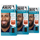 Just For Men Mustache & Beard, Beard Dye for Men with Brush Included, With Keratin Biotin Aloe and Coconut Oil for Healthy Facial Hair - Dark Brown, M-45, Pack of 1 (Packaging May Vary)