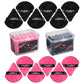 BS-MALL Triangle Powder Puff Face Cosmetic Powder Puff Washable Reusable Bake Loose Powder Cosmetic Foundation Sponge Mineral Powder Pack of 14