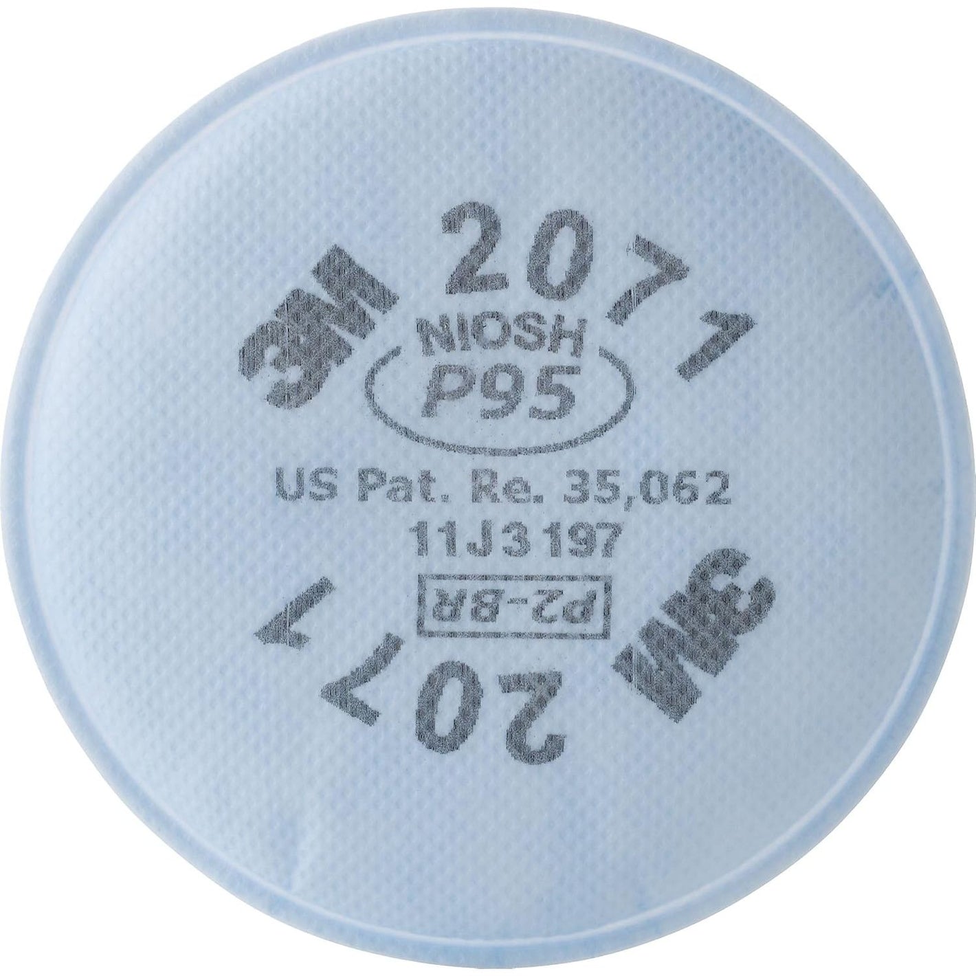 Buy now 3M 50051138543568 Particulate Filter 2071, P95 (Pack of 2),White/Blue at indiglob india
