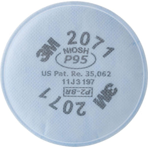 3M 50051138543568 Particulate Filter 2071, P95 (Pack of 2),White/Blue
