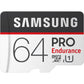 Samsung PRO Endurance 256GB MicroSDXC Memory Card with Adapter for Dash Cam, Body Cam, and Security Camera, Class 10, U3, V30 (‎MB-MJ256KA/AM)