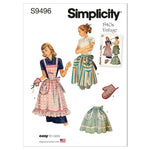 Buy now Simplicity SS9496OS Misses' Vintage Apron Sewing Pattern Kit, Code S9496, One Size at indiglob india