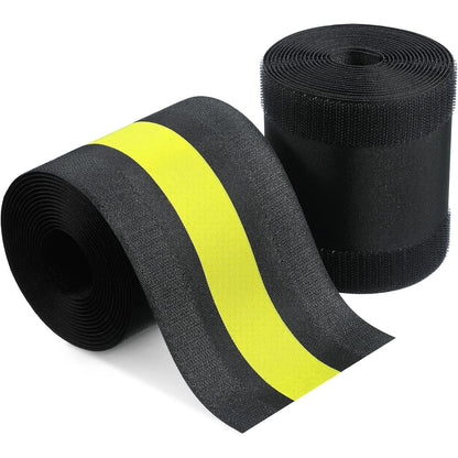 WILLBOND Carpet Cord Cover Cable Grip Floor Cover Cable Protector Management Only for Commercial Office Carpet(Black,19.69 ft)