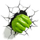 3D Light FX Marvel Avengers Hulk Fist 3D Deco Light, Plastic