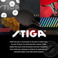STIGA Talon Ping Pong Paddle - 6-Ply Ultra-Light Blade - 2mm Tournament-Approved Sponge - Flared Handle for Enhanced Control - Competitive Table Tennis Racket for Family Fun