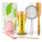 Buy now TEANAGOO MA-01 Japanese Matcha Ceremony Accessory, Matcha Whisk (Chasen), Traditional Scoop (Chashaku), Tea Spoon, Whisk Holder, The Perfect Set to Prepare a Traditional Cup of Matcha.… 6-PCS Pink Sakura Set at indiglob india