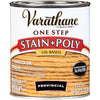 Varathane 225250H Oil-Based One Step Stain + Poly, Quart, Dark Walnut - Provincial