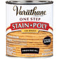 Buy now Varathane 225250H Oil-Based One Step Stain + Poly, Quart, Dark Walnut Quart (Pack of 1) Provincial at indiglob india
