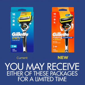 Buy now Gillette ProGlide Shield Razor for Men, Handle + 2 Blade Refills at indiglob india