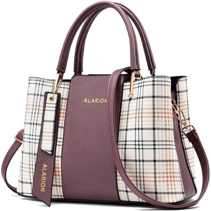 ALARION Womens Purses and Handbags Shoulder Bag Ladies Designer Satchel Messenger Tote Bag