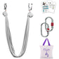 F.Life Aerial Silk Yoga Hammock & Swing for yoga Inversion,Strength training,starter hardware kit