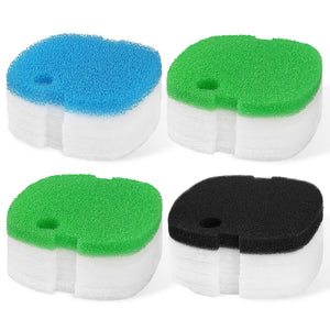 Buy now AQUANEAT Replacement Canister Filter Pads Compatible with SUNSUN HW-302 Aquarium Filter Media Sponge Floss 16pcs at indiglob india
