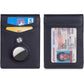 Hawanik Mens Slim Bifold Wallet With Integrated Case Holder for AirTag