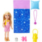 Barbie It Takes Two Camping Playset with Blonde Chelsea Small Doll Owl, Sleeping Bag & Accessories