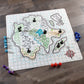 Buy now Double-Sided Role Playing RPG Game Mat- Reversible Silicone Battle Matte Grid w Hexes and Squares- XL 20"x20"-Foldable, Rollable, Wet Eraseable - Made for D&D Dungeons Dragons, Pathfinder and More at indiglob india