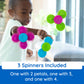 Buy now Fat Brain Toys Whirly Squigz, Silicone Spinners and Suction Toys for Kids 10 Months and Up at indiglob india