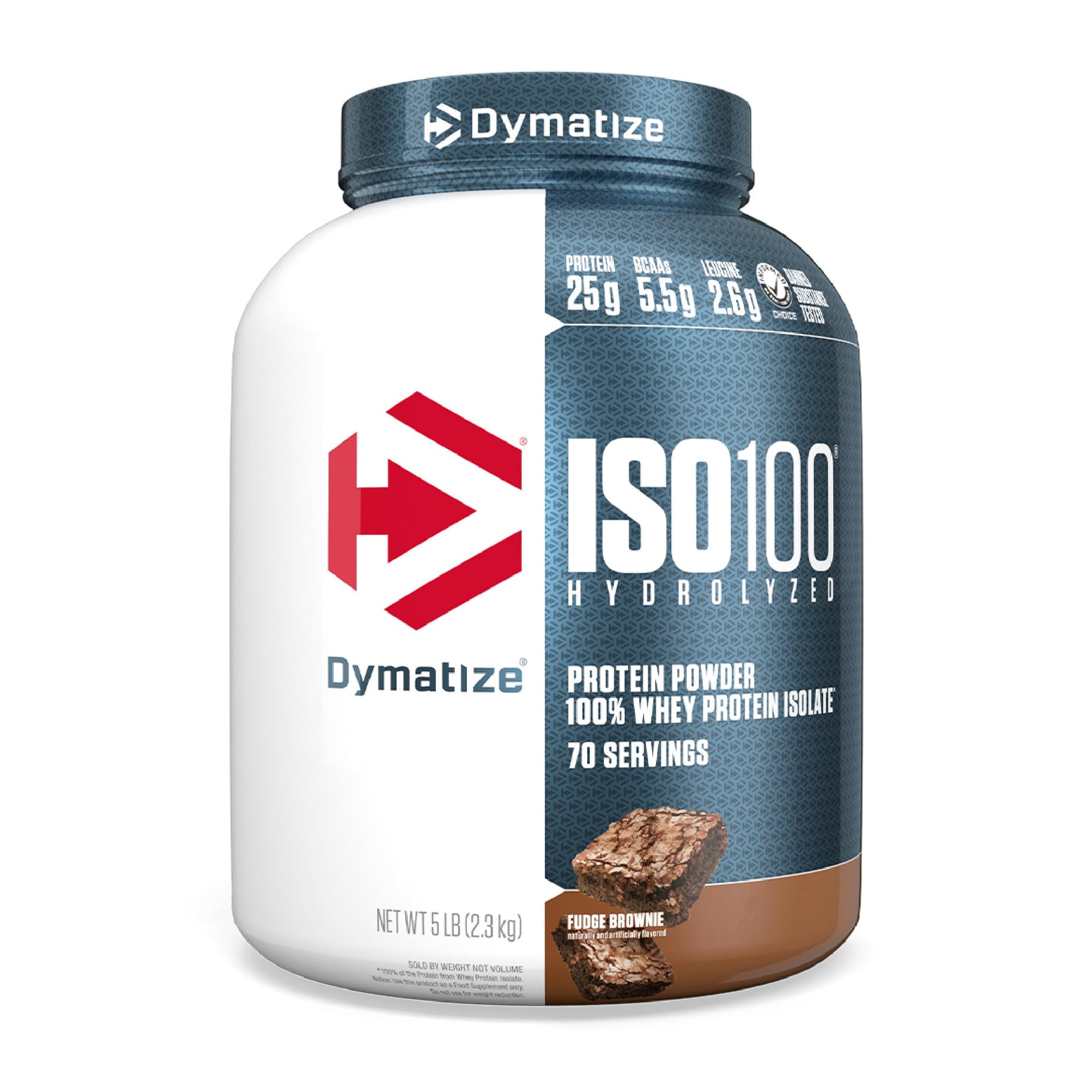 Buy now Dymatize ISO100 Whey Protein Powder Isolate, Gourmet Chocolate, 25g of Protein, 5 Pound, 5.5g BCAAs, Less Than 120 Cal., Gluten Free, 1g Fat, 1g Sugar, 2g Carb (71 Servings) Fudge Brownie 5 Pound (Pack of 1) at indiglob india