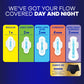 Buy now Always Maxi Overnight Pads with Wings for Women, Size 5, Extra Heavy Overnight Absorbency, Unscented, 36 Count at indiglob india