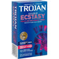 Trojan Double Ecstasy Lubricated Condoms - 10 Count