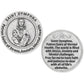 Buy now St St. Saint Dymphna Pocket Token Coin 1.2 with Prayer Catholic Patron Stress Anxiety Mental Health by Gifts Catholic, Inc. at indiglob india