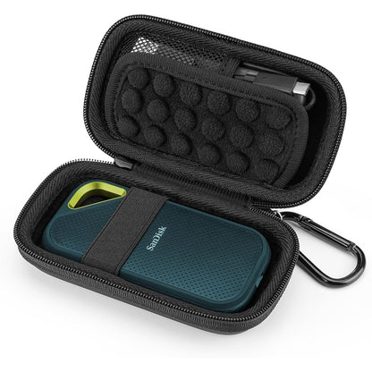 Yinke Hard Case for SanDisk Extreme Pro/SanDisk Extreme Portable External SSD 500GB 1TB 2TB, Travel Case Protective Cover Storage Bag