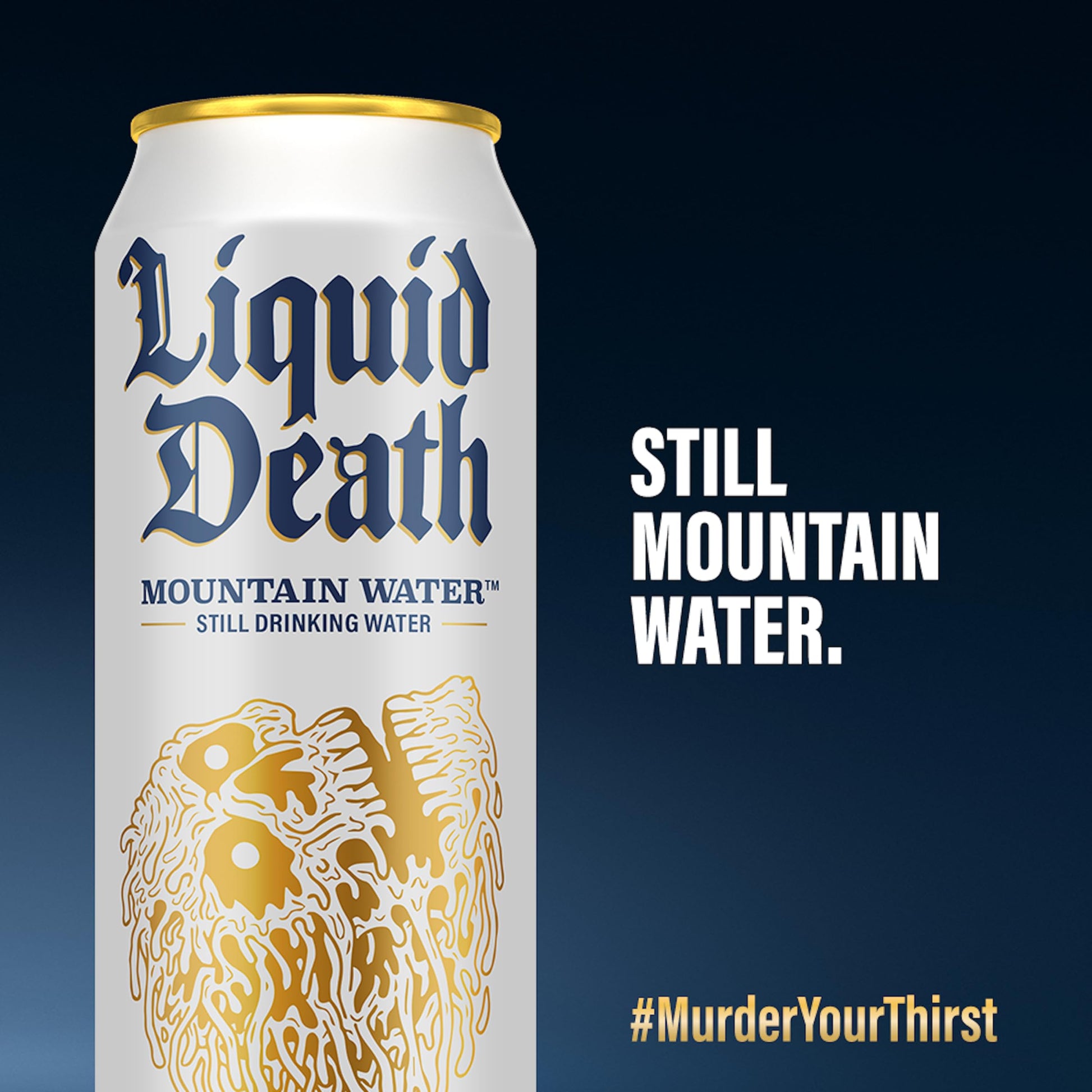 Buy now Liquid Death Sparkling Mountain Water, Real Mountain Source, Ice-Cold Cans, Infinitely Recyclable, 12 Fl Oz (Pack of 12) at indiglob india