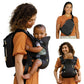 Infantino Flip 4-in-1 Convertible Baby Carrier, Adjustable, Ergonomic Babywearing, Registry Essential, Baby Carrier for Newborn to Toddler, Black