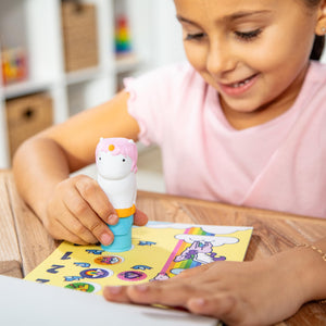 Buy now Melissa & Doug Sticker Wow!ƒ?› Dog and Unicorn Bundle: 2 24-Page Activity Pads, 2 Sticker Stampers, 600 Stickers, Arts and Crafts Fidget Toy Collectible Characters at indiglob india