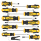 Buy now Amartisan 10-Piece Magnetic Screwdrivers Set, 5 Phillips and 5 Slotted Tips Professional Cushion Grip Screwdriver Set 10-Piece Screwdrivers Set at indiglob india