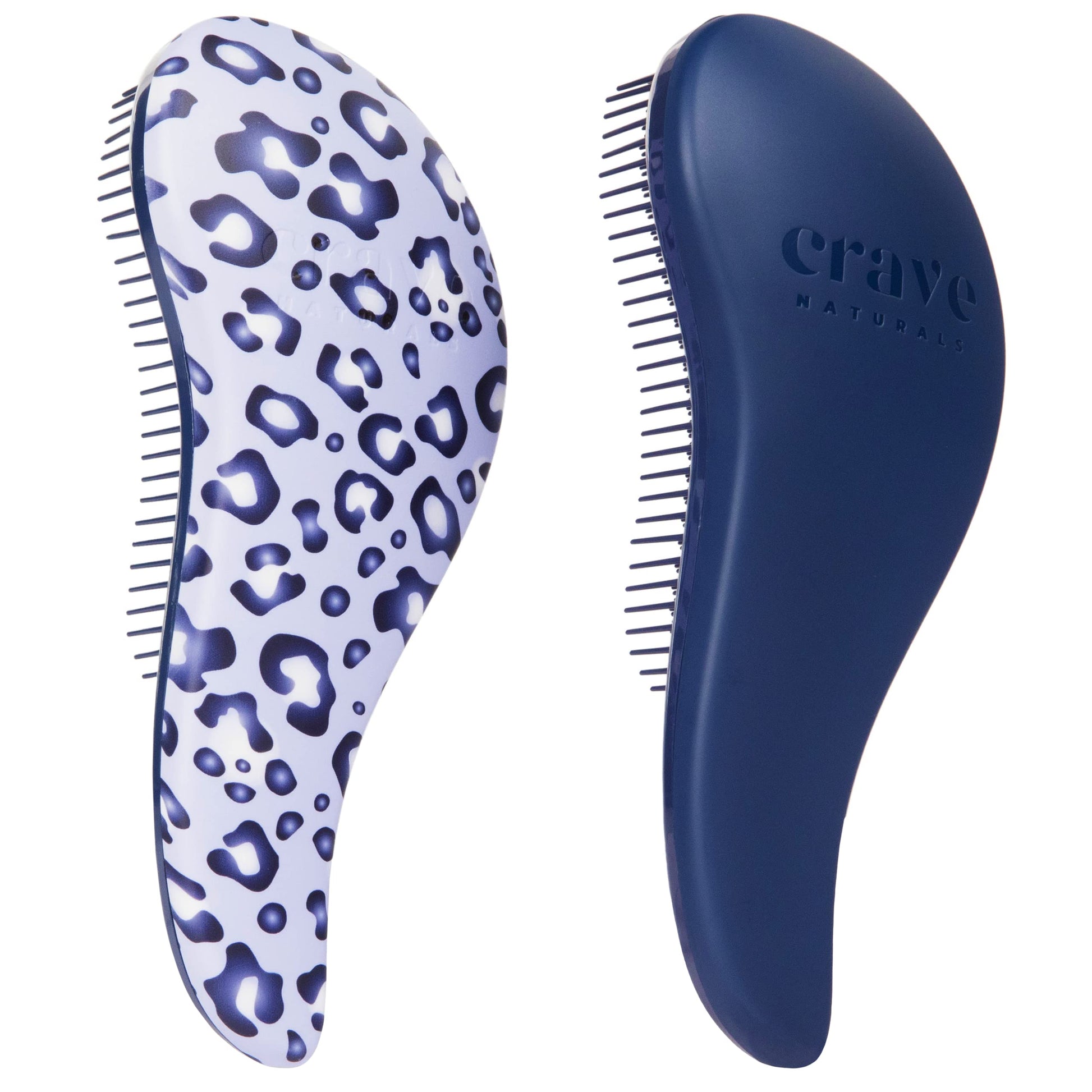 Buy now Crave Naturals Glide Thru Hair Brush - Detangler Brush for Curly, Straight, Wet or Dry Hair - Gentle Detangling Brushes for Adults, Kids, Toddlers - Hair Accessories for Women, 7.5x3" - Pink 2 Pack (Regular) Blue Cheetah & Blue at indiglob india
